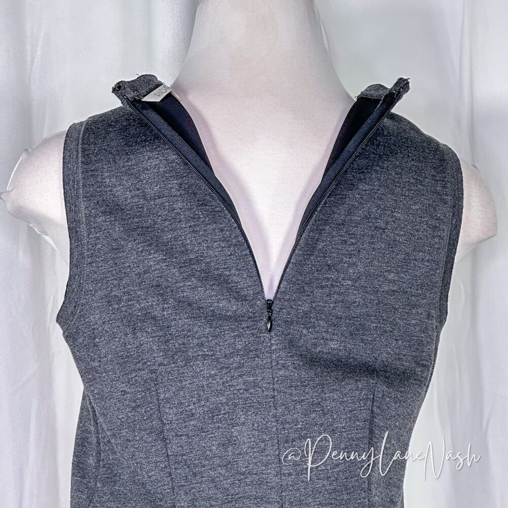 Rachel Roy Amelia Pleated Peplum Tank Top Charcoal - Picture 12 of 12